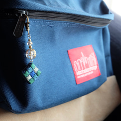 Kogin刺繡吊墜☺︎彩色奇異果[Kogin刺繡☺︎刺繡] 第3張的照片