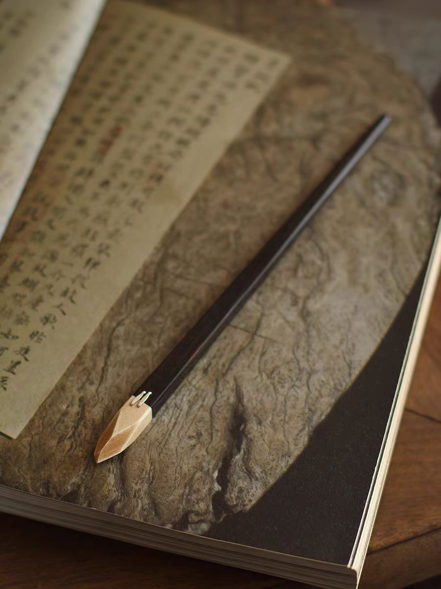 ハンドメイド かんざし 手作り 千机 木簪 紫檀 鹿の角 マジェステ 和装髪飾り ヘアアクセサリー 誕生日 記念日