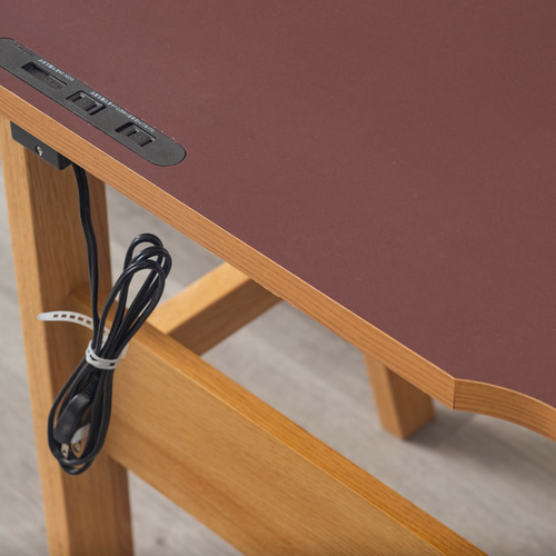 幅120cm 天然の抗菌作用 リノリウム天板の学習デスク 【LBZ-SD