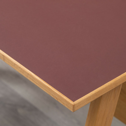 幅120cm 天然の抗菌作用 リノリウム天板の学習デスク 【LBZ-SD