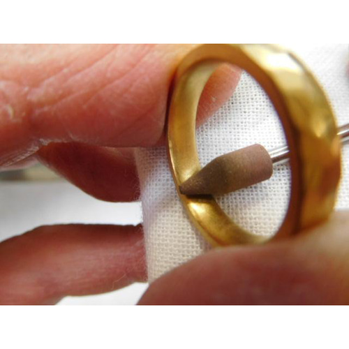 純金 結婚指輪 鍛造 手作り 24k 24金 k24 男性 平甲丸 槌目 4mm 女性