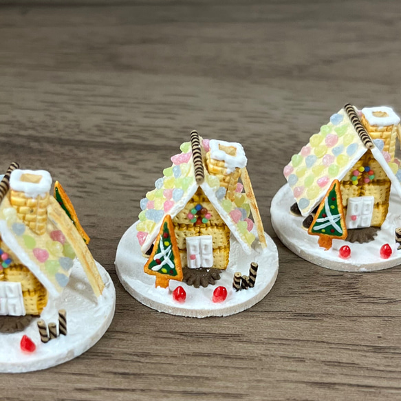 ミニチュアフード】お菓子のおうち ドール・シルバニアサイズ(1/12 