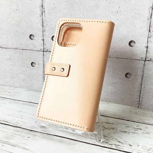 ☆ハンドメイドの一点物☆iPhone8ケース 本革姫路レザー