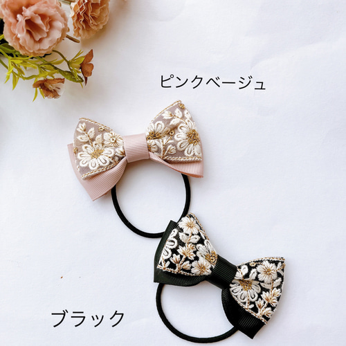 ポイント花 べっ甲柄 にゃんこ ヘアゴム ポイント花 べっ甲柄 にゃんこ ヘアゴム SALE】フラワーボーダー