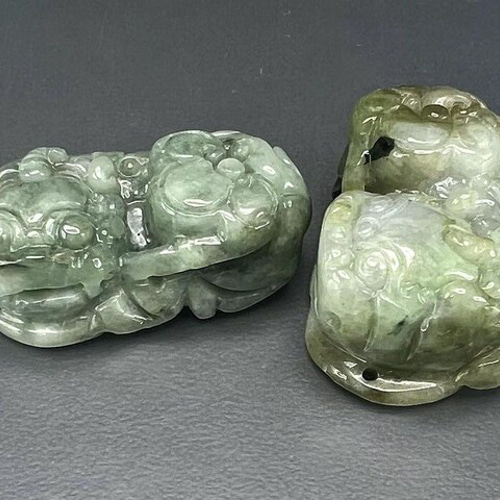 ヒスイの置物 Amazon.co.jp: 石街 ヒスイ 本翡翠 ヒキュウ 天然石 AAA ジェダイト