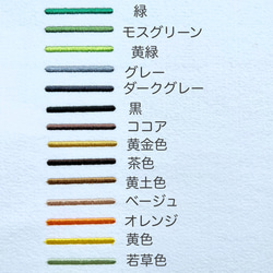 刺繍　名入れ　フェイスタオル　野球ボールフォント　数字　背番号　泉州タオル　 14枚目の画像