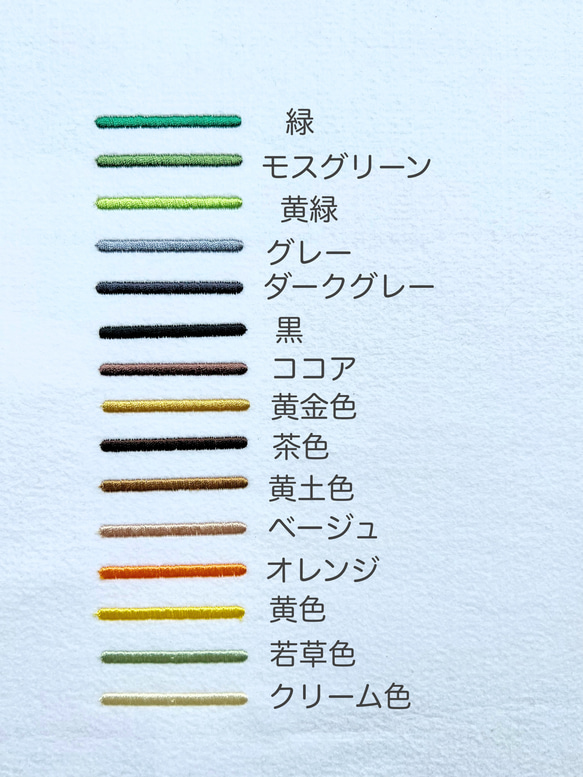 刺繍　名入れ　フェイスタオル　野球ボールフォント　数字　背番号　泉州タオル　 14枚目の画像