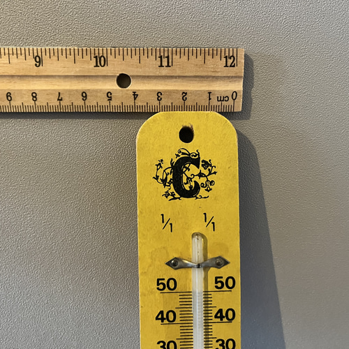 国産の古い温度計 アンティーク ブロカント 蚤の市 その他インテリア