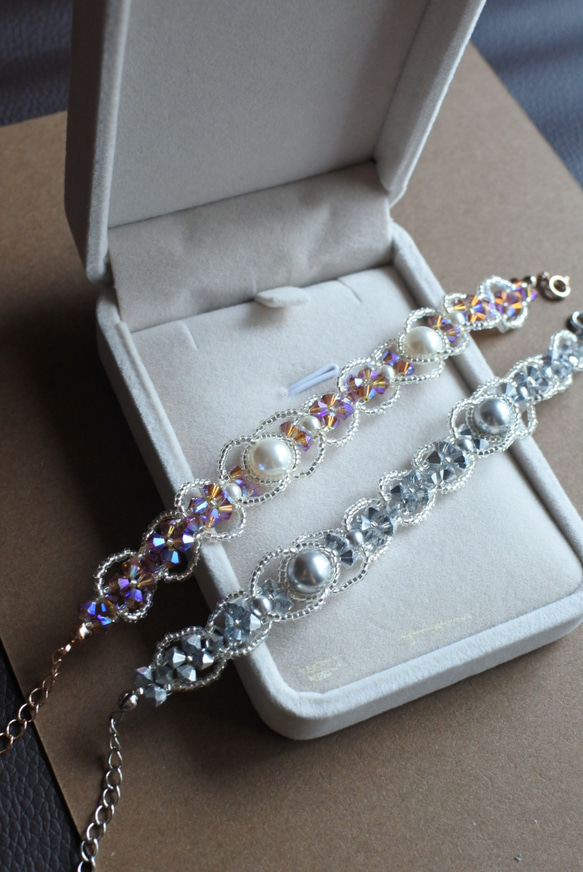 あずきちゃん様専用オーロラクオーツ ブレスレット 5-160 オーロラ水晶