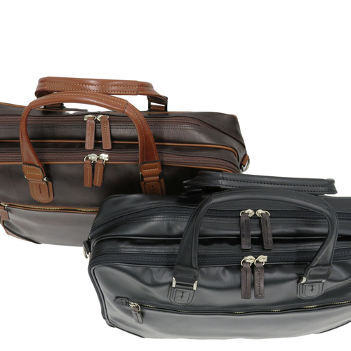 木和田 合成皮革 No.5998 「ダブルマチビジネスバッグ」 日本製