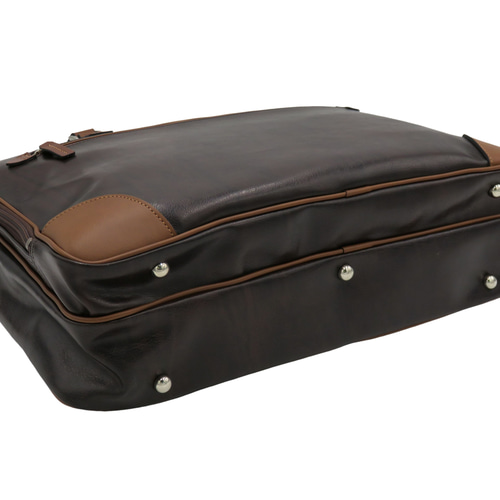 Wマチビジネスバッグ 鞄生産の街兵庫県豊岡製 独特の張りと光沢 雨や汚れに強い Wマチビジネスバッグ 鞄生産の街兵庫県豊岡製 独特の張りと光沢