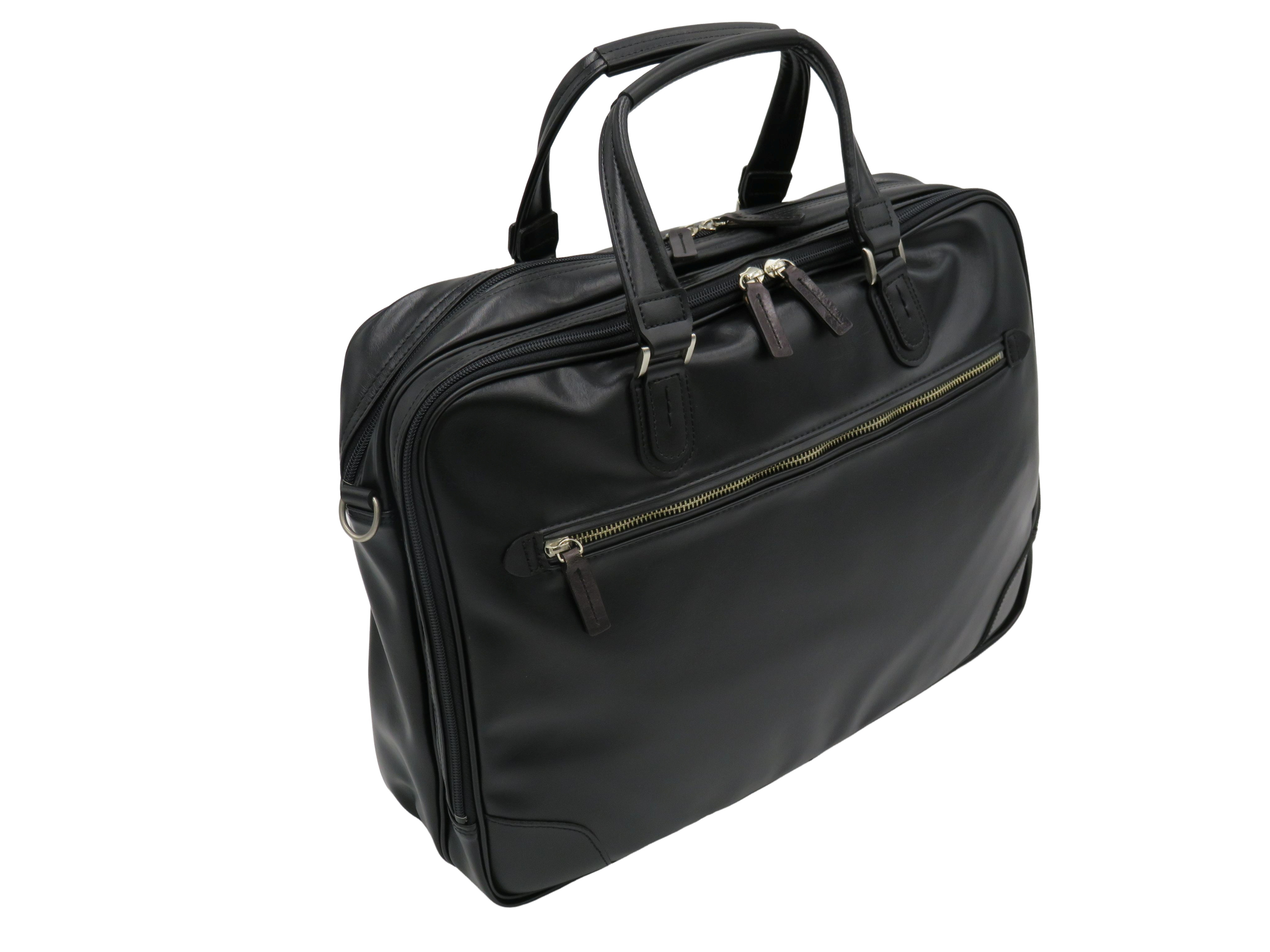 木和田 合成皮革 No.5998 「ダブルマチビジネスバッグ」 日本製