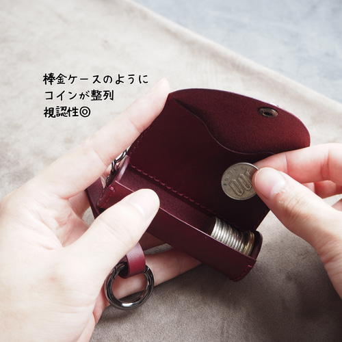 【アウトレット】 コインケース シェーブル ブルガロ HERMES エルメス インザループ シルバー金具 コインケース