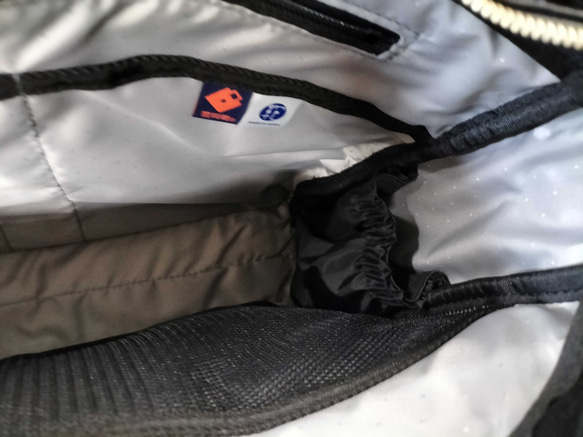 前面・背面部分に贅沢に本革を使用。 No.5005-01 「コーデュラ・本革コンビビジネスバッグ」 兵庫県豊岡製 