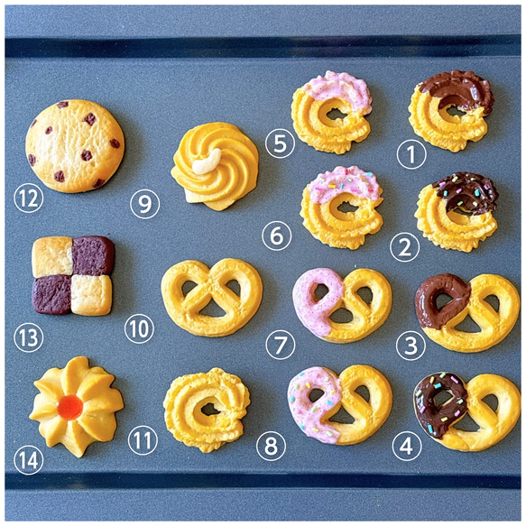 フェイククッキーブローチ 1個 3枚目の画像