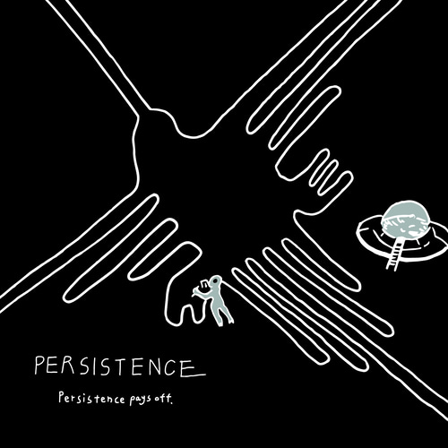 継続は力なり」/オリジナルポスター/選べるサイズ☆ イラスト