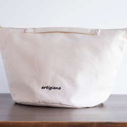 【帆布バッグ付き】サイザルバッグ かごバッグ ブルーグレー 編み込み 青 水色 麻 a4が入る ak-57si 5枚目の画像