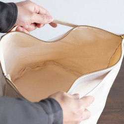 【帆布バッグ付き】サイザルバッグ かごバッグ ブルーグレー 編み込み 青 水色 麻 a4が入る ak-57si 8枚目の画像