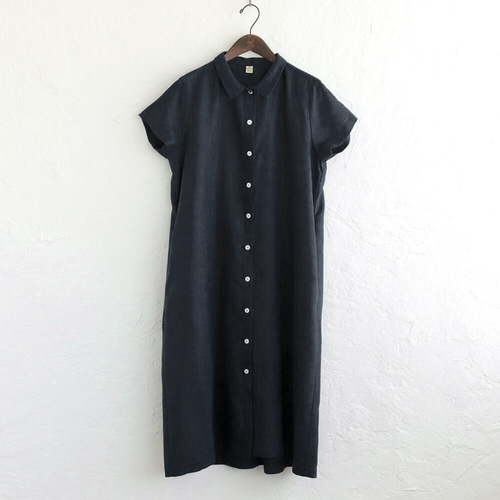 美品 Theory リネン混 シャツワンピース ウォッシャブル ネイビー 2213-U5J0435940__H.jpg?v=