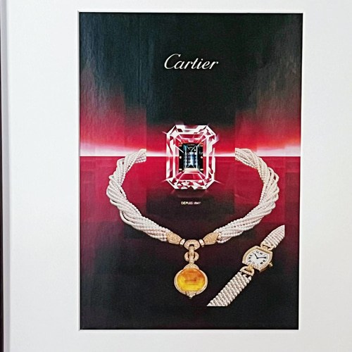 ５５％以上節約 広告＞Cartier 1985 カルティエ アート ヴィンテージ ポスター コレクション