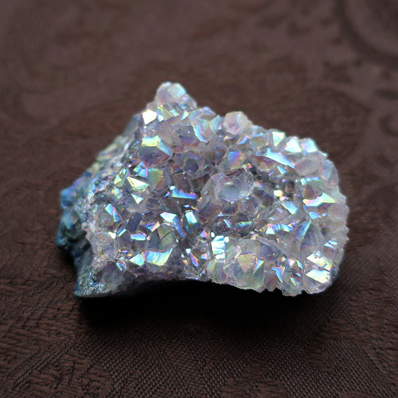 ⭐︎天然石　アラバスター　アメジスト　虹あり