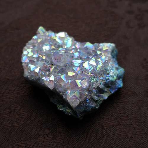 ⭐︎天然石　アラバスター　アメジスト　虹あり 虹色エンジェルオーラ レインボーオーラ アメジストクラスター 原石