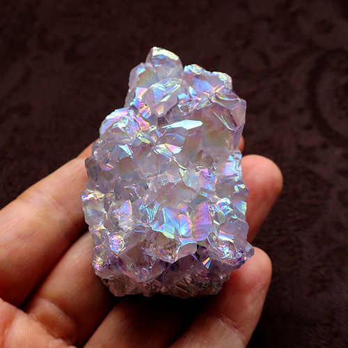 エンジェルオーラ レインボーオーラ アメジストクラスター 原石・鉱物