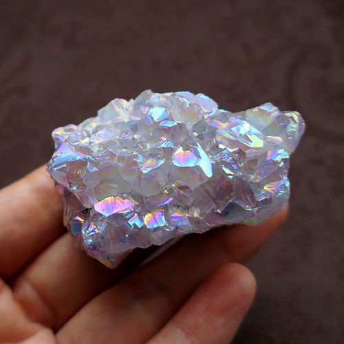 エンジェルオーラ レインボーオーラ アメジストクラスター 原石・鉱物