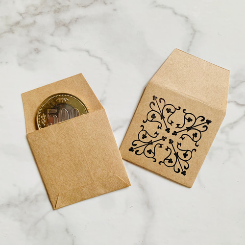 アンティークデザイン 豆ポチ袋 5種類 15枚セット ラッピング袋 封筒屋