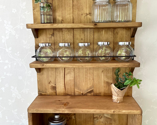アンティーク風 木製本棚 飾り棚 キッチンラック 4e9349c04b327925ab0aba2a6ee9cc