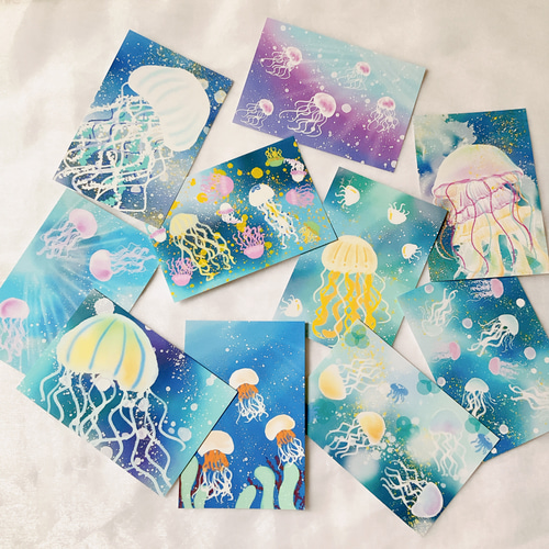 サマポケ祭 ポストカード イラストカード キャンバスアート