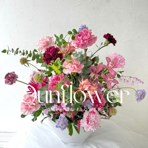 Qunflower 季節のお花のアレンジメント　生花 11,550円