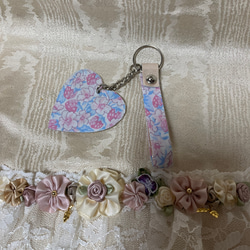 ハンドメイド　リバティ　パッチワークポーチ　うさぎ ハンドメイド リバティ パッチワークポーチ うさぎ