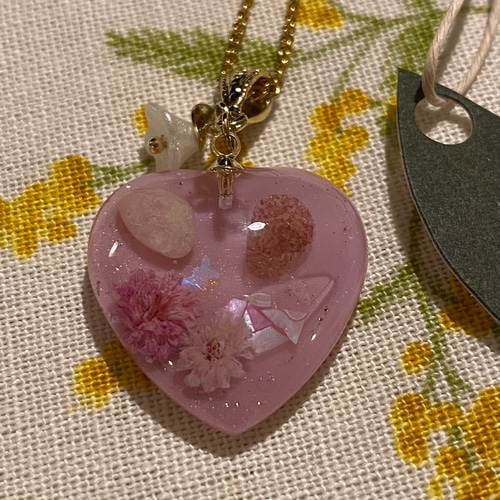 ピンクハートのネックレス 3000円→2500円 ネックレス・ペンダント