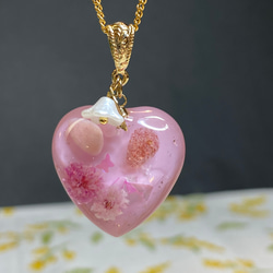 ピンクハートのネックレス 3000円→2500円 ネックレス・ペンダント