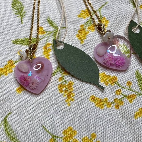 激レアコレクション　ピンクラリマー　ハート特大ペンダント　ネックレスチェーン付 激レアコレクション ピンクラリマー ハート特大ペンダント ネックレス