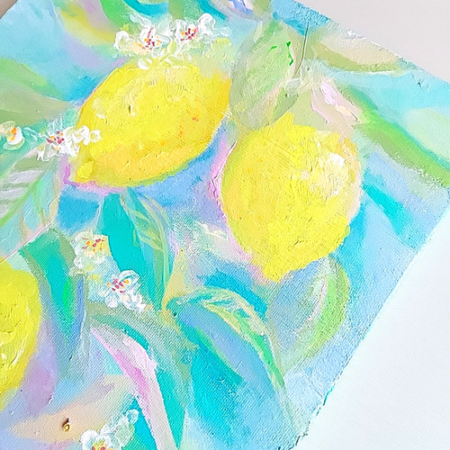 レモンの木 アート 絵画 インテリアパネル アートパネル hoowmii 絵画 