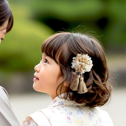 【006】紫陽花のヘアクリップ❁﻿ 【訳あり品】 006】紫陽花のヘアクリップ❁﻿ 【訳あり品】