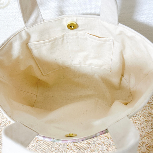 新品・未使用】 リバティ本店購入 花柄コットントートバッグ