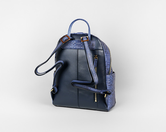 Costoroma　総パイソン革リュック 