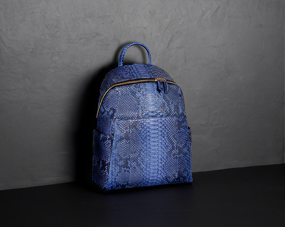 Costoroma　総パイソン革リュック 