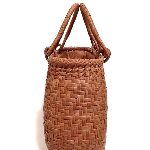 山葡萄バッグ楕円網代