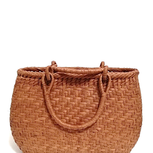 山葡萄バッグ楕円網代 山葡萄バッグ楕円網代