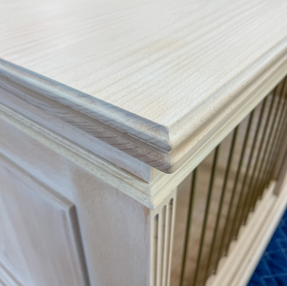 おしゃれな木製ドッグケージ かわいいドックハウス インテリア室内用犬小屋 大型犬 アンティーク調 オーダーメイド家具 