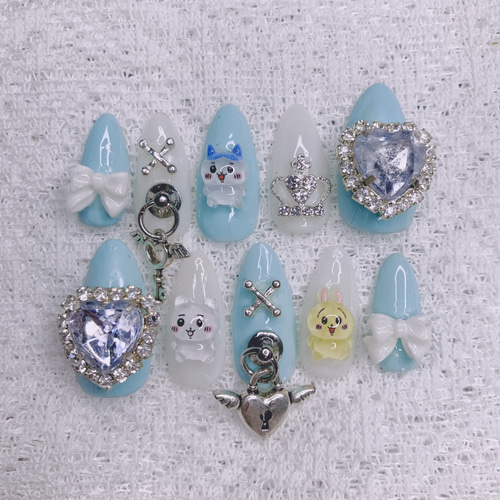 ELVi❤︎Nail *⑅︎痛ネイル⑅︎*量産型地雷 | ありがとうご