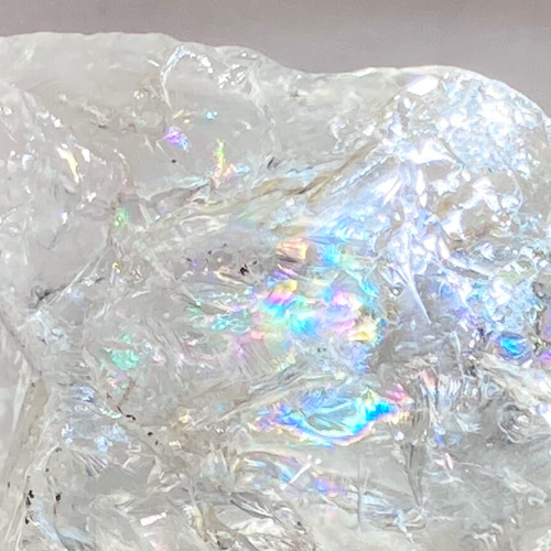 アーカンソー産✨ レインボー 万華鏡 かち割り水晶 ロック水晶 原石