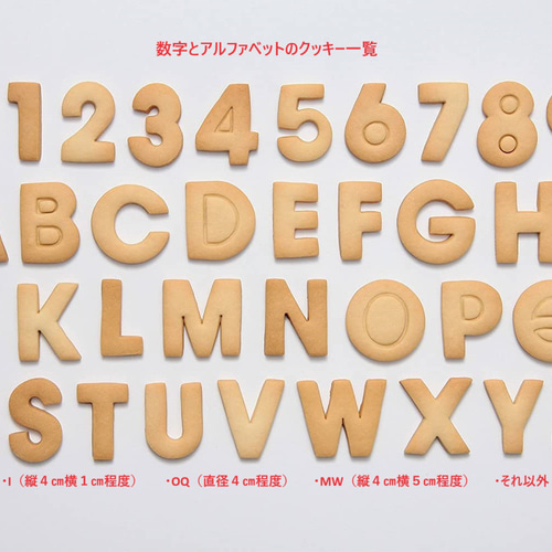 文字 【アイシングクッキー】 オーダー アルファベット 1枚 文字 【アイシングクッキー】 オーダー アルファベット 1枚