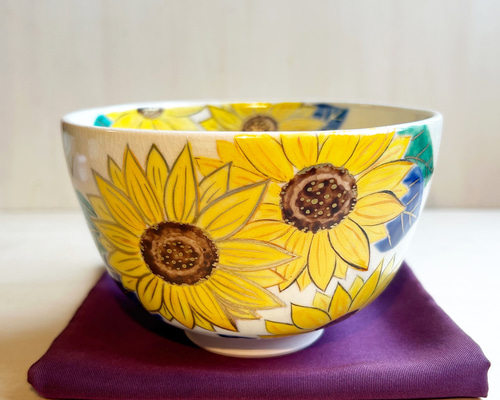 水指 牡丹絵 、抹茶碗 たけのこ柄絵 茶道具 抹茶茶碗（まっちゃちゃわん） 色絵茶碗 ※柄をお選び