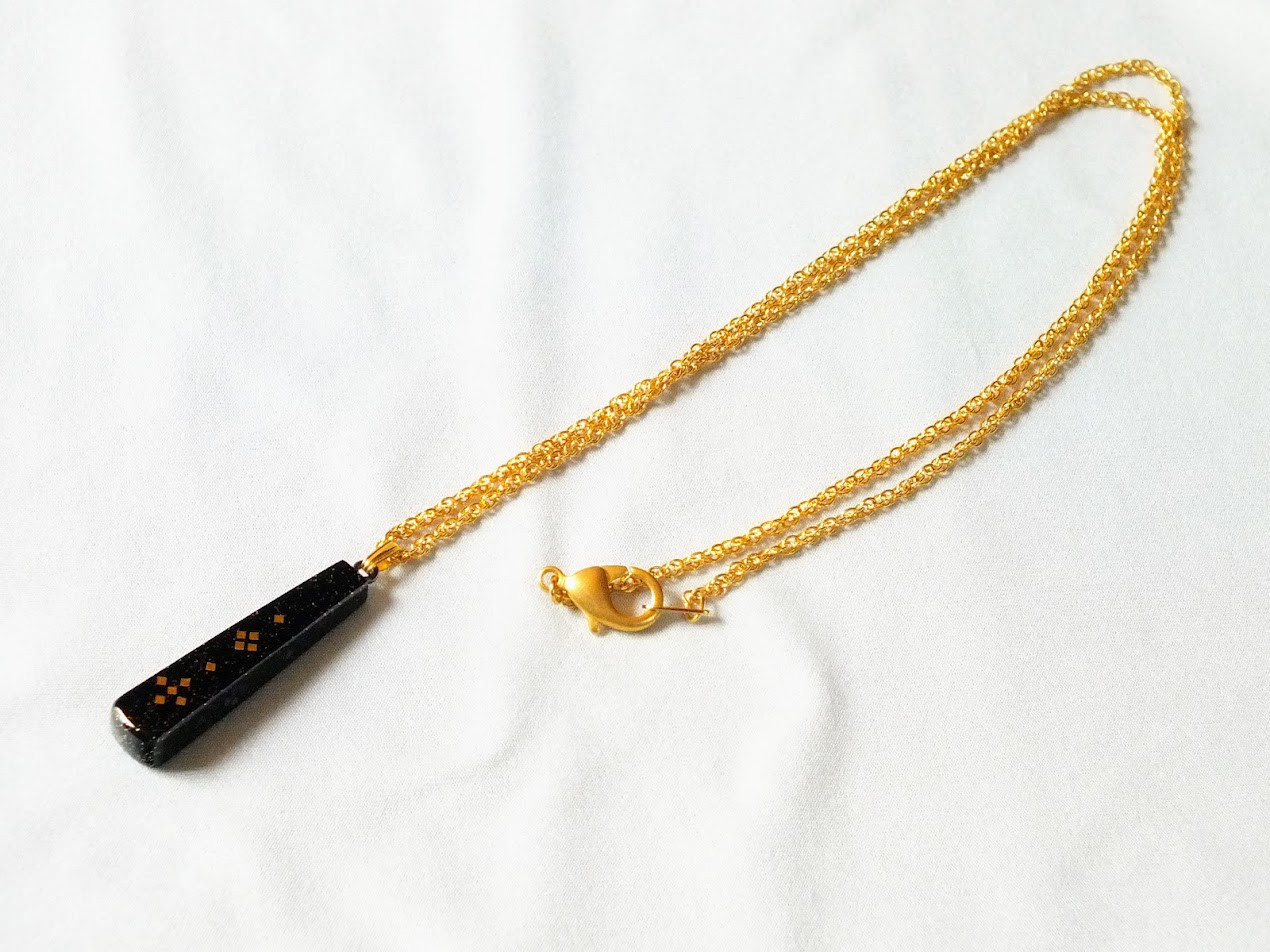 螺鈿ペンダント「幾何学文Ⅱ」（2405223）紙箱入