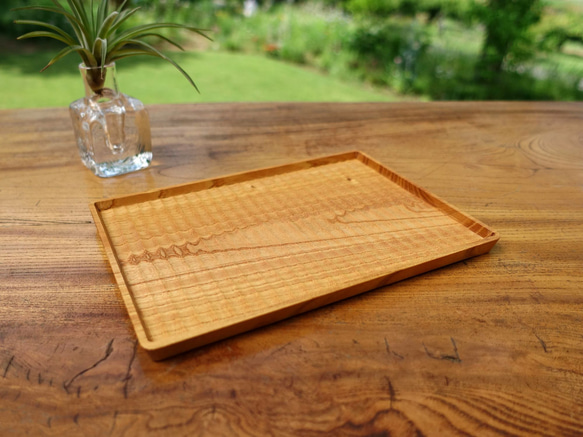 ケヤキ 我谷盆 週末限定値下げ 我谷盆風 隅入角盆 大盤